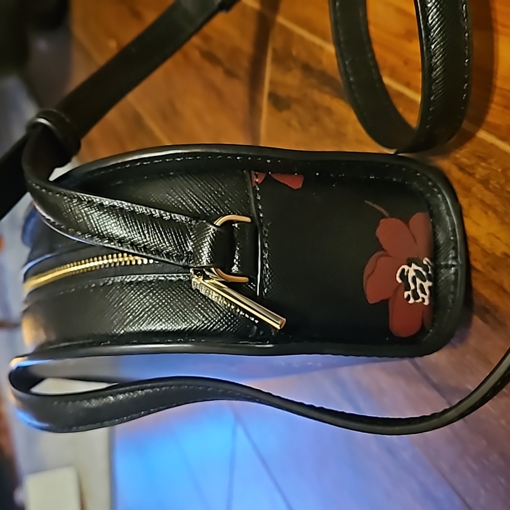 Kate Spade Black Floral Crossbody Bag - Picture 3 of 4